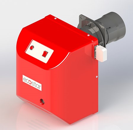 Kare Tek Kademeli Motorin Brülörleri